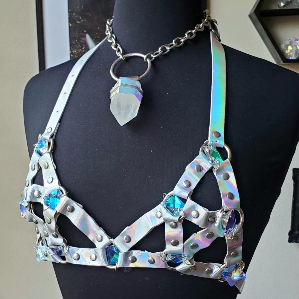Holographic Harness bra